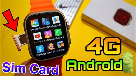 4g sim card smart watch|4g android smart watch.